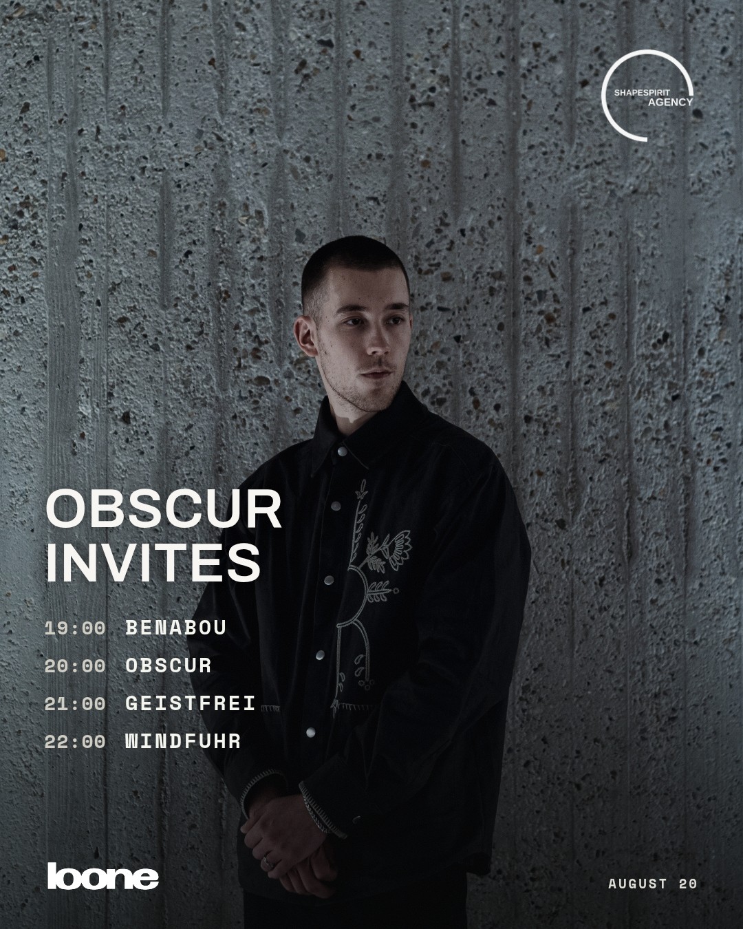 Obscur Invites flyer